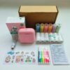 Wireless Mini Printer - Portable Thermal Label Maker Kit, 203dpi HD Printing, Multi-Function Printing, Supports Wireless/USB/Bat